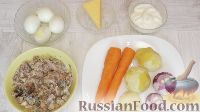 Фото приготовления рецепта: Салат "Мимоза" с луком - шаг №1