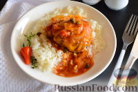 Фото к рецепту: Курица в томатном соусе