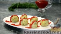 Фото приготовления рецепта: Картофельные шарики с рыбой (в духовке) - шаг №10
