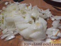 Фото приготовления рецепта: Ландорики (картофельные оладьи с мясом) - шаг №3