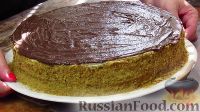 Фото приготовления рецепта: Торт "Медовик" с заварным сметанным кремом - шаг №20