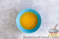 Фото приготовления рецепта: Апельсиновый пудинг - шаг №3
