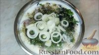 Фото приготовления рецепта: Маринад для шашлыка на кефире с луком и зеленью - шаг №6