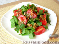 Фото приготовления рецепта: Салат из щавеля и помидоров - шаг №5