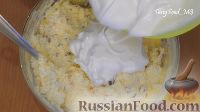 Фото приготовления рецепта: Сырник с изюмом и курагой (в духовке) - шаг №18