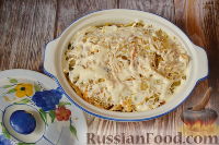 Фото приготовления рецепта: Капуста по-трансильвански, с рисом, фаршем и колбасками - шаг №12