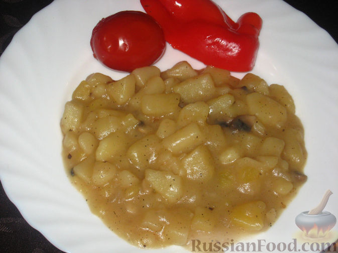 Рецепт Картофельный соус с грибами