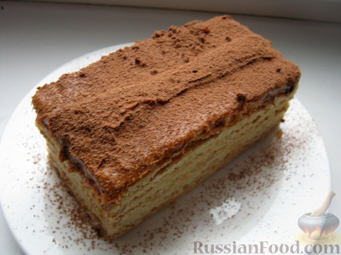 Рецепт Бисквитный торт с таврическим кремом