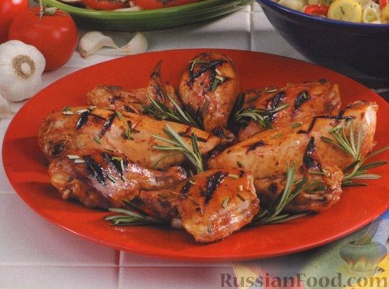 Рецепт Курица, приготовленная на гриле