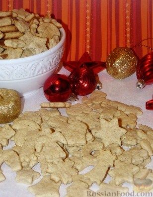 Рецепт Имбирное печенье (английская Рождественская классика)