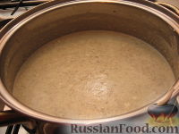 Фото приготовления рецепта: Суп-пюре из шампиньонов - шаг №8