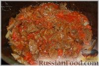Фото приготовления рецепта: Азу по-татарски - шаг №9