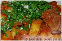 Фото приготовления рецепта: Азу по-татарски - шаг №17