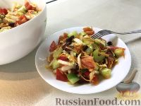 Фото к рецепту: Овощной салат с фасолью "Дамский идеал"