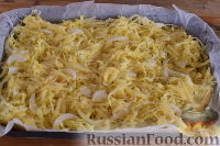 Фото приготовления рецепта: Гигантский картофельный драник (в духовке) - шаг №11