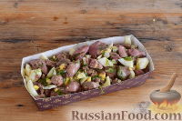 Фото приготовления рецепта: Дроб из куриной печени, по-румынски - шаг №13
