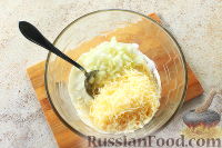 Фото приготовления рецепта: Салат из печеного картофеля с копченой грудинкой - шаг №9