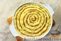 Фото приготовления рецепта: Яблочник (картофельная запеканка) - шаг №12