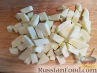 Фото приготовления рецепта: Картофель спиралью, запечённый с колбасой, на шпажках - шаг №1