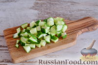 Фото приготовления рецепта: Овощной салат с рисом - шаг №6