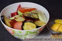Фото приготовления рецепта: Овощи на сковороде-гриль - шаг №9
