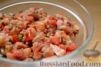 Фото приготовления рецепта: Салат из кабачков с помидорами и болгарским перцем (на зиму) - шаг №1