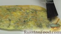 Фото приготовления рецепта: Кутабы с зеленью и сыром - шаг №9