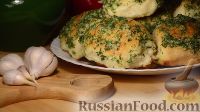 Фото приготовления рецепта: Пампушки с чесноком и зеленью (к борщу) - шаг №15