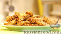 Фото к рецепту: Куриное филе, обжаренное в кунжуте (куриный козинак)