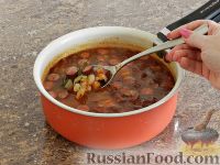 Фото приготовления рецепта: Чешский фасолевый суп - шаг №11