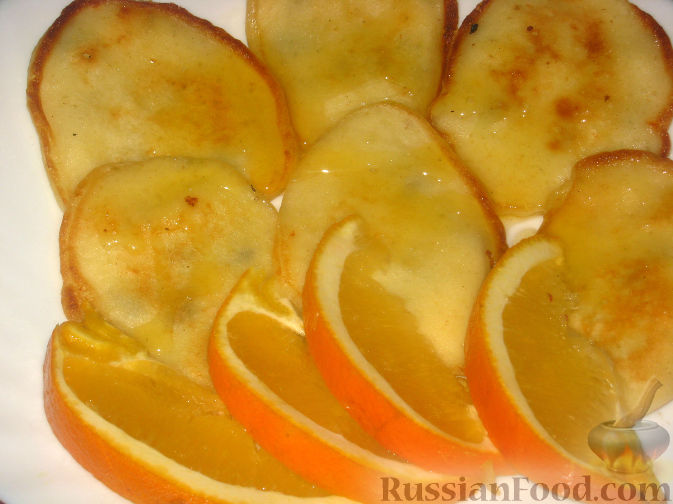Рецепт Апельсиновые оладьи