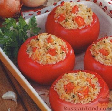 12 простых рецептов фаршированных помидоров