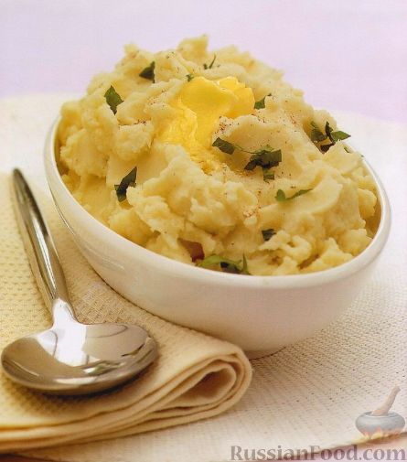 Рецепт Картофельное пюре с чесноком и мускатным орехом
