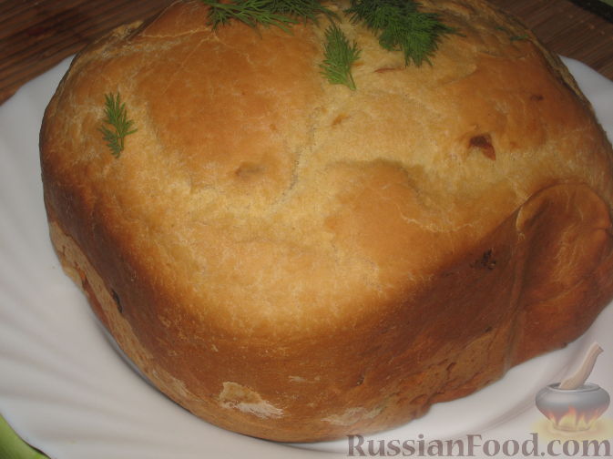 Рецепт Хлеб домашний с жареным луком