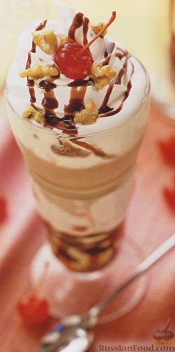 Рецепт Шоколадный коктейль с мороженым