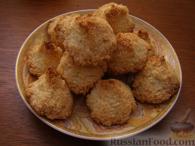 Печенье из кокосовой стружки