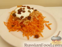 Фото к рецепту: Морковно-яблочный салат "Здоровье"
