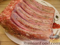 Фото приготовления рецепта: Свинина, запеченная с картофелем - шаг №2