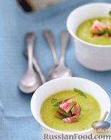 Фото к рецепту: Быстрый суп-пюре из авокадо