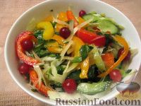 Фото к рецепту: Салат овощной «Мономах»