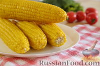 Фото к рецепту: Кукуруза в духовке