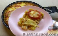 Фото приготовления рецепта: Запеканка из кабачков с помидорами и сыром - шаг №12