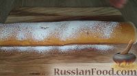 Фото приготовления рецепта: Персиковый рулет - шаг №10