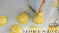Фото приготовления рецепта: Профитроли с мясом и грибами в сливочном соусе - шаг №6