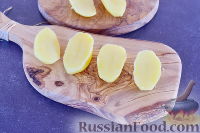 Фото приготовления рецепта: Запеченный картофель с сыром в беконе - шаг №3