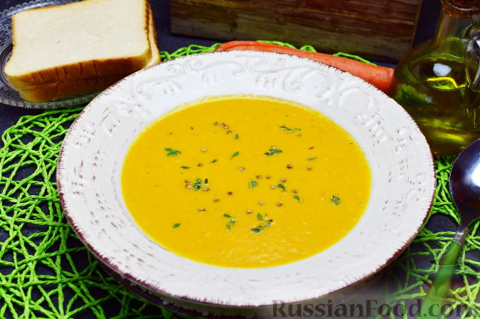 Картофельно морковный суп
