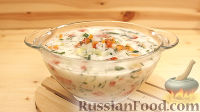 Фото к рецепту: Быстрый сливочный суп с манкой