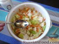 Фото приготовления рецепта: Овощной салат по-корейски - шаг №9