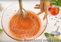 Фото приготовления рецепта: Гаспачо (холодный томатный суп) - шаг №8