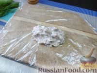 Фото приготовления рецепта: Рубленый форшмак с творожным сыром - шаг №5